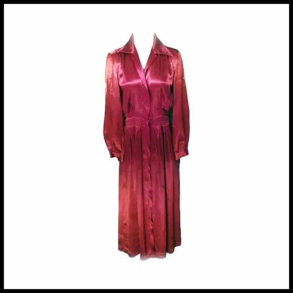 40s Dressing Gown For Glam Ghoul Femme Zombie COSTUME - 1940s Vintage - Picture 2 of 15